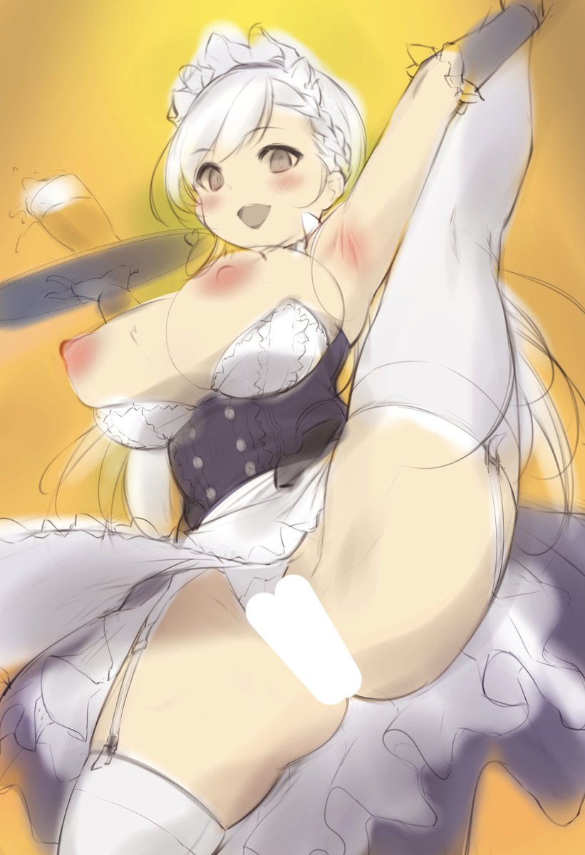 ベルファストのラフを修正しました。
下半身のバランスがグッと良くなっています。

カラーは温かみのある色合いにする予定です。
ご期待ください^^

#アズレン #ベルファスト 