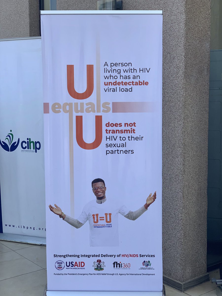 SFHNigeria's tweet photo. Today, as an implementing partner (IP) for the KP-CARE project, we join  @Fmohnigeria @NACANigeria &amp; @PEPFAR to launch the
#UndetectableEqualsUntransmitable (U=U) campaign.

Follow the conversation via: #NigeriaUequalsU https://t.co/FZJV7Pq0yP