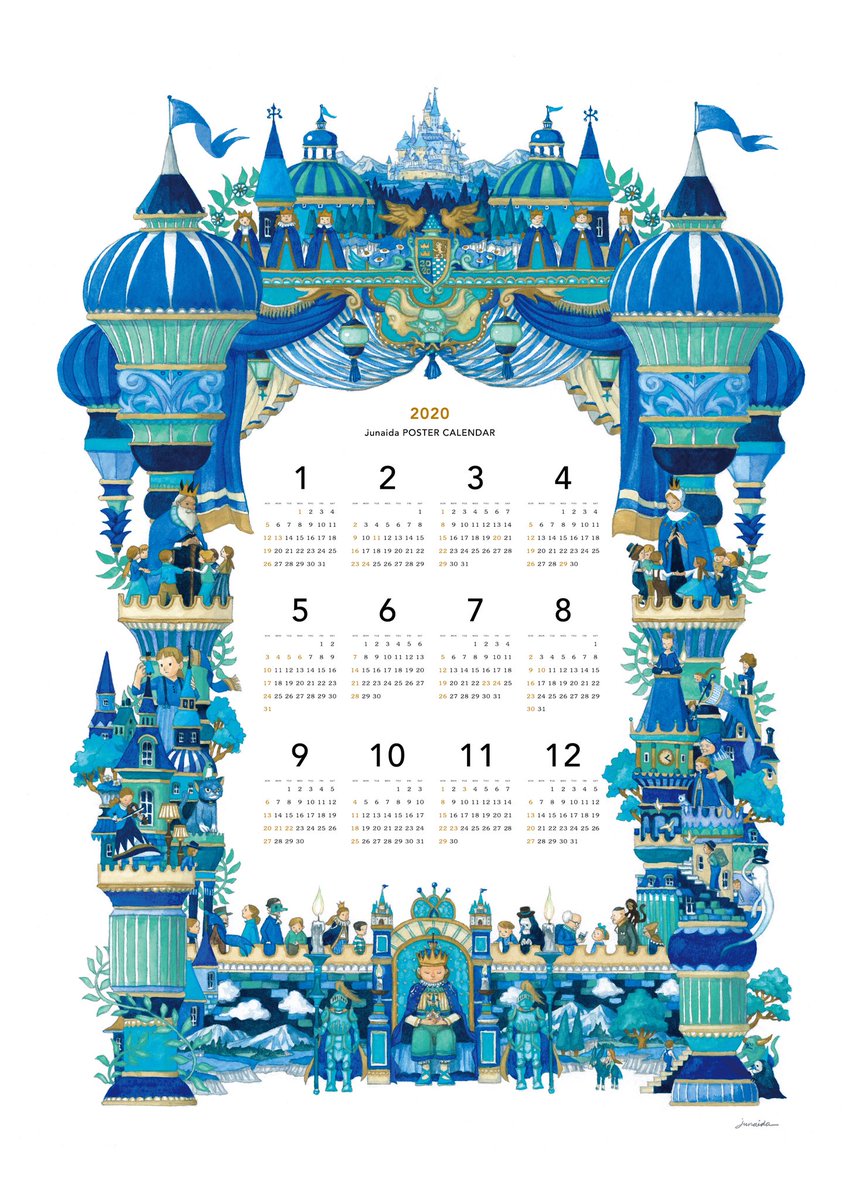 お待たせしました〜。2020年のポスターカレンダーが刷り上がってきまし
