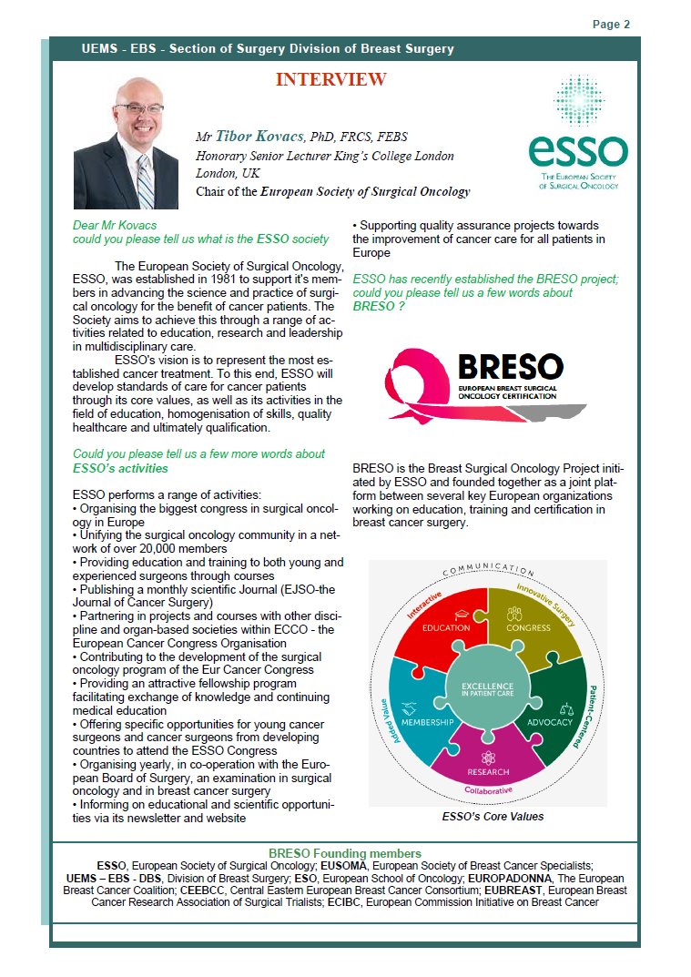 European Society of Surgical Oncology (ESSO) (@essonews) on Twitter photo It is with great pleasure that we are announcing the #Newsletter of #November from the <a href="/UEMSEurope/">UEMS Europe</a> - EBS - DBS, where you can find out the dates for 2020 #EBSQ exam, the successful candidates and much more!
↪️essoweb.org/ebsq-qualifica… It is with great pleasure that we are announcing the #Newsletter of #November from the <a href="/UEMSEurope/">UEMS Europe</a> - EBS - DBS, where you can find out the dates for 2020 #EBSQ exam, the successful candidates and much more!
↪️essoweb.org/ebsq-qualifica…