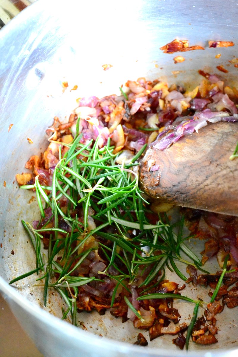 6. We agreed that potatoes are excellent in every single state they are in and yes, potato soup is also bomb AF!!! Mine has the warming flavor of clove, and lots of fresh rosemary too, making it literally unforgetable!!!Recipe:  https://www.kaluhiskitchen.com/rosemary-...