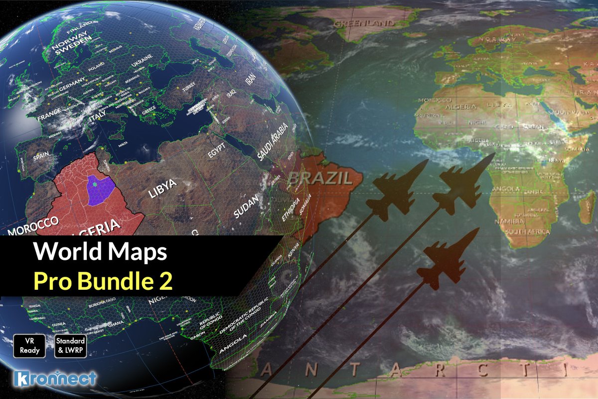 Unity Asset Store Daily Mega Deal: World Map Pro Bundle 2 - Save $104 (70% off) indiedev.news/worldmappro

@KronnectGames #unity3d #screenshotsaturday #indiedevhour