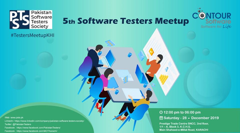 wajeehasiddiqu2's tweet image. This time at Contour Karachi.
PSTS is extremely excited to announce its 5th Consecutive Software Testers Meetup at
Contour Software Karachi on December 28th 2019
Registrations are opening soon!
#TestersMeetupKHI #PakistanTesters #PSTS #Networking @kamranAX @AmirImam19