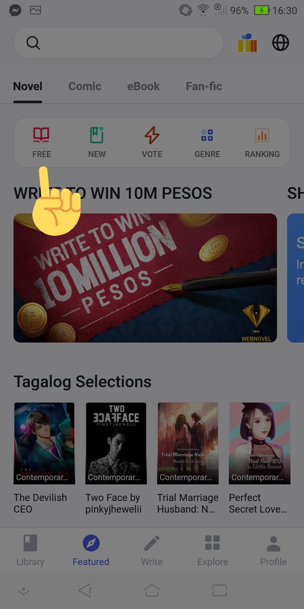 wickedwinter3's tweet photo. So my novel, Ugly Little Feelings, is featured on the FREE Block under Potential Orginals at the #webnovel app. Check it out now on this link: https://t.co/ByywQLeLR5 or download the app.
#WriteToWin10MPesos #amwriting #romance #smut https://t.co/HanngGVWFH