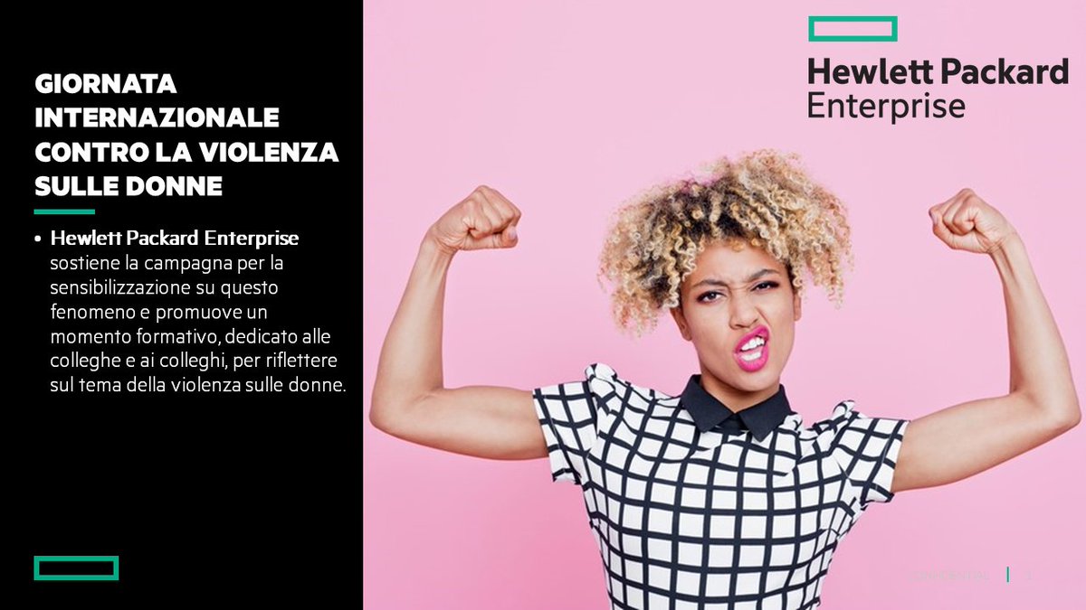.<a href="/HPE_IT/">HPE Italy</a> sostiene la campagna per la sensibilizzazione contro la #violenzasulledonne e promuove un momento formativo per riflettere sul tema con <a href="/MicaelaRomanini/">MicaelaRomanini</a>, Professor di Diversity and Inclusion Policies in the Games Industry alla <a href="/LinkCampus/">Università degli Studi Link</a> | #25novembre  #WeAreHPE