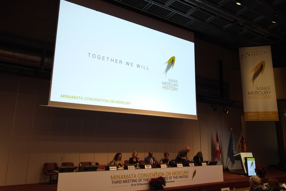 And so it begins...negotiations for the Minamata Convention on Mercury 3rd Conference of the Parties. <a href="/ECCCSciTech/">ECCC SciTech</a>