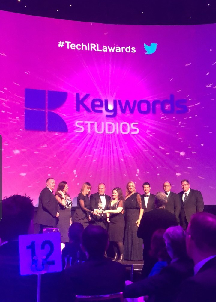 KeywordsStudios's tweet image. We’re proud to announce that we have won "Technology Company of the Year" AND "Outstanding Achievement in International Growth" at the 2019 @technology_irl Awards.A massive congratulations to all Keywordians around the world for helping make this happen!
#techIRLAwards #KWSfamily