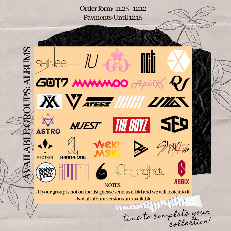 FanlightPH's tweet photo. [PH GO: DECEMBER ASSORTED ALBUMS]

Complete your album collection before this year ends! Check all forms for our list of affordable albums! 

⚜️ Prices: PHP 350 - 780 ALL IN + LSF
⚜️ NORMAL ETA
⚜️ DOO: Nov 25 - Dec 12
⚜️ DOP: Dec 15

DM for inquiries! 💛 #FLPH #FLPHORDERS https://t.co/LoqGOrFL6Z