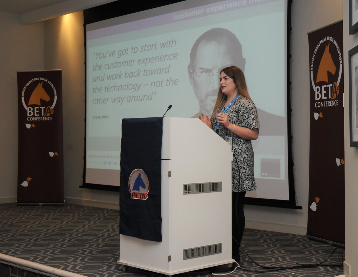 OnswitchLtd's tweet image. #TeamOnswitch were delighted to attend BETA conference and talk about the customer experience #cx  
Sophie Curtis our Research Manager had a great time talking with folks who want to focus on their #CX 
#LittleThings #DoneBrilliantly make a difference 
#equine #beta #cx