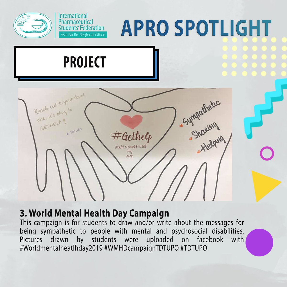 IPSFAPRO's tweet photo. The association is a non-profit organization and is not related to any religious organizations or political parties with the aim for the development of Pharmaceutical education, mastering about specialization and community health care.
#IPSFAPRO
#APROSPOTLIGHT
#TDTUPOVietnam https://t.co/sazzWSvlnX