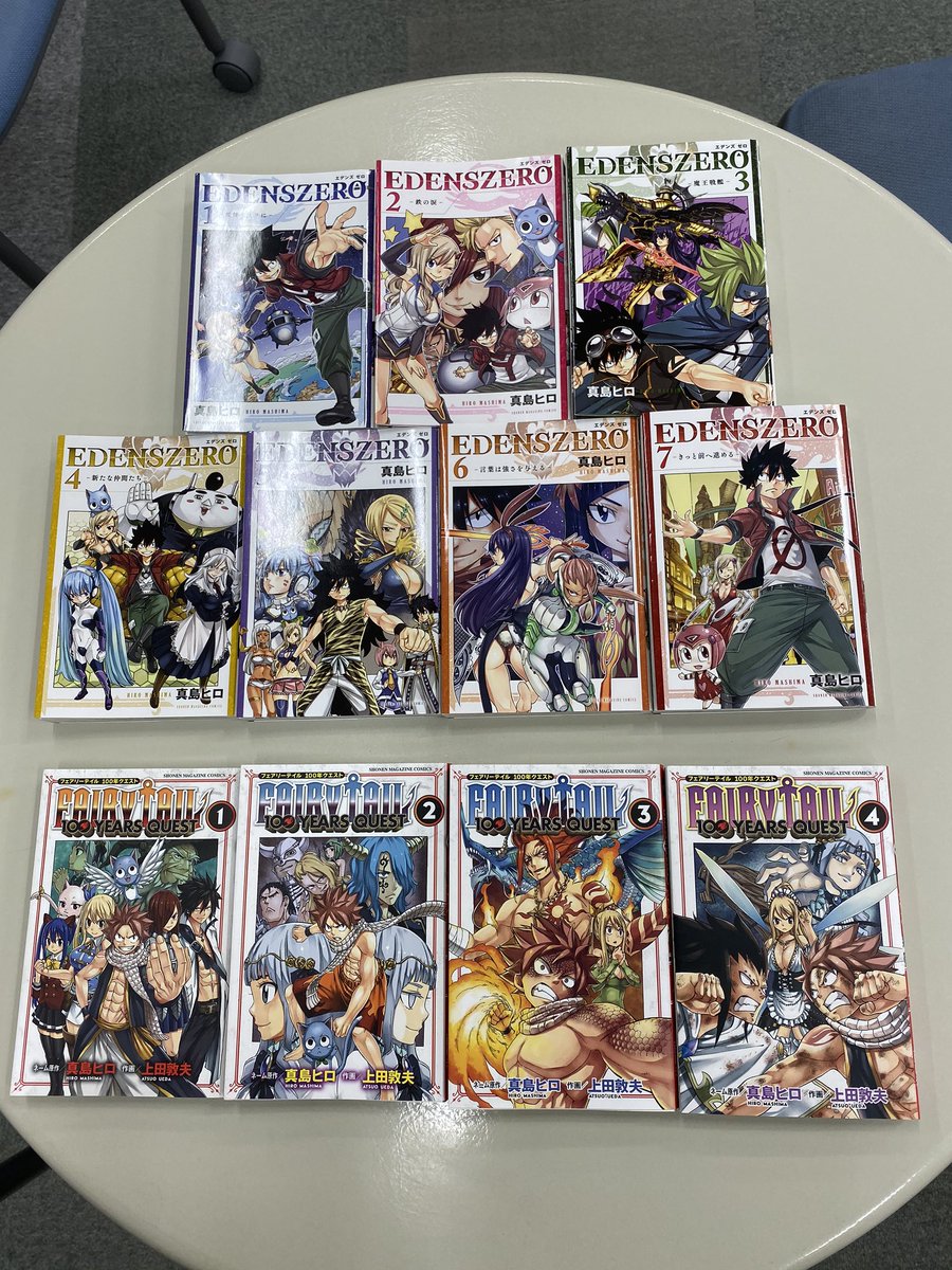 真島ヒロ担当 早速ですが 真島さんは現在 Edens Zero Fairy Tail 100 Years Quest 2作品を連載中です 単行本も絶賛発売中 真島ヒロ担当 早速ですが 真島さんは現在 Edens Zero Fairy Tail 100 Years Quest 2作品を連載中です 単行本も絶賛発売中