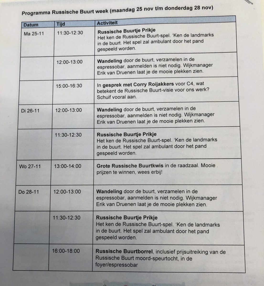 JanHamming's tweet photo. Vandaag de Russische buurtkrant ontvangen; van en voor bewoners die zelf initiatief nemen om de buurt beter te maken! Deze week is de Russische Buurtweek in #zaanstad met vele activiteiten; de moeite van een bezoekje waard https://t.co/YihVDoNc45