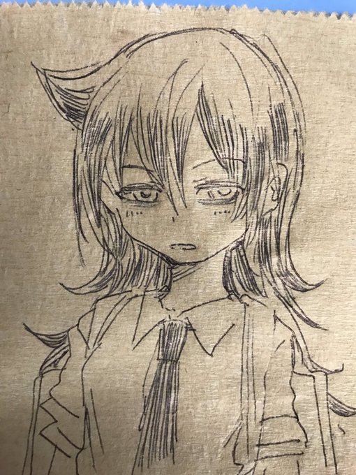 三億年ぶりに描いたもこっち 