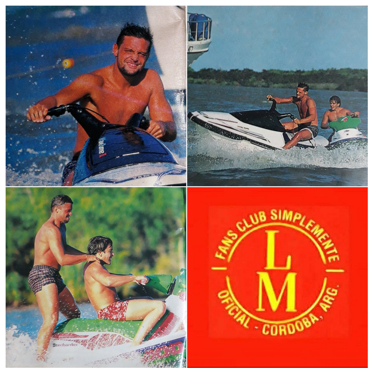 SimplementeLM's tweet photo. Hoy en #DetrásDeLaFoto, les mostramos un día de relax.
En el 94, @lmxlm mostró toda su destreza arriba de su wave runner.
Lo hizo acompañado,entre otros, del fallecido Carlitos Menem Jr. @LMXLM @WarnerMusicArg @LauriaProd @LAVOZcomar @GatoGrandeProd @Cadena3Com @GeoMonteagudo https://t.co/lPQsqIOcqF