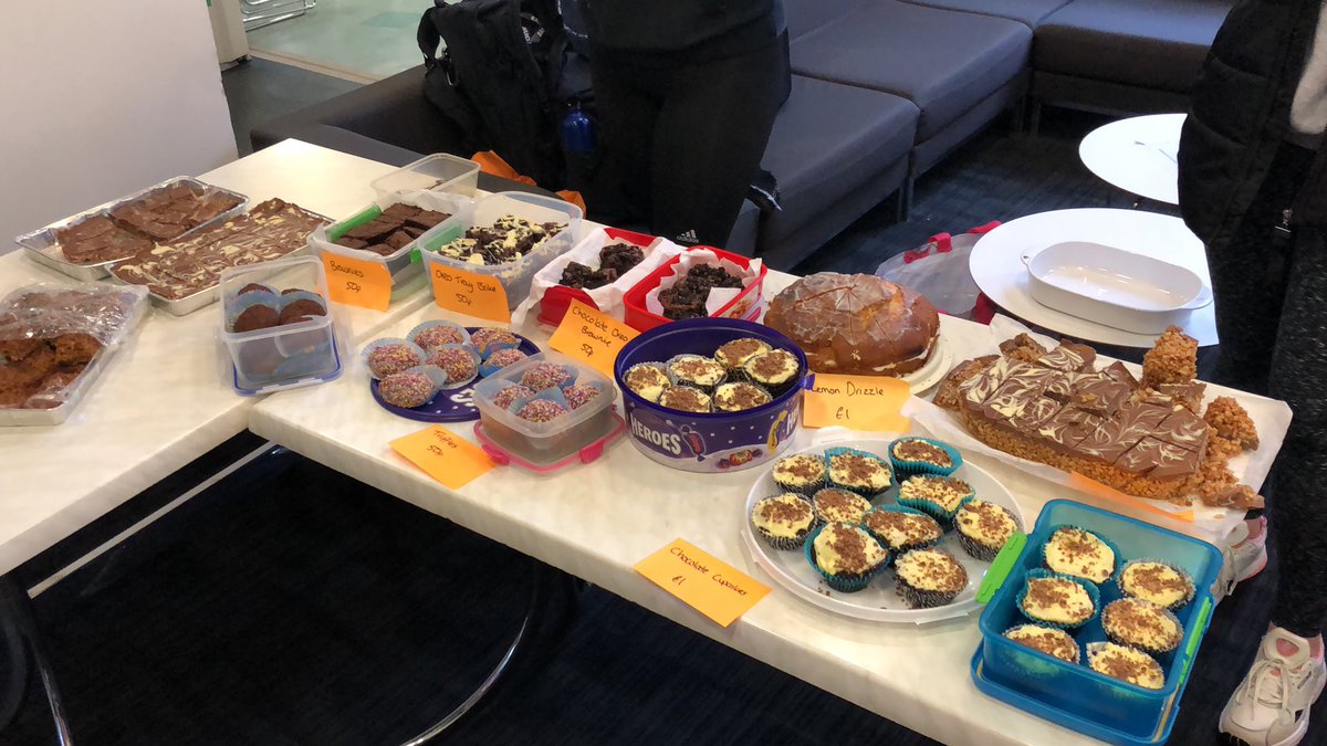 MrMcAndrew2's tweet photo. Get down to Paterson’s land couches for some home baking! All in support of the 4th year conference 🍰 https://t.co/YXhvSaXied
