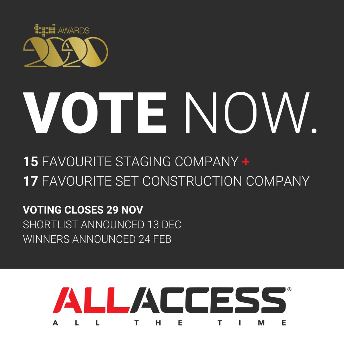 All Access StagingUK tweet media