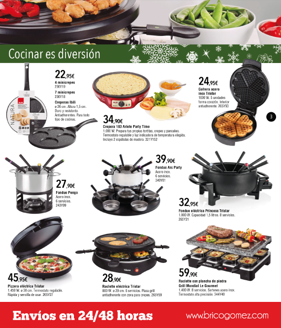 bricogomez's tweet photo. ¿Qué regalar esta navidad? 🛍Os traemos unas ideas para regalar para los amantes de la cocina y el buen comer: creperas, gofreras, foundues, raclettes, pizzeras eléctricas y ¡mucho más! ¡Visítanos!  #sangoneralaseca #murcia #cadena88 #Navidad2019 https://t.co/l9EzX9XivG