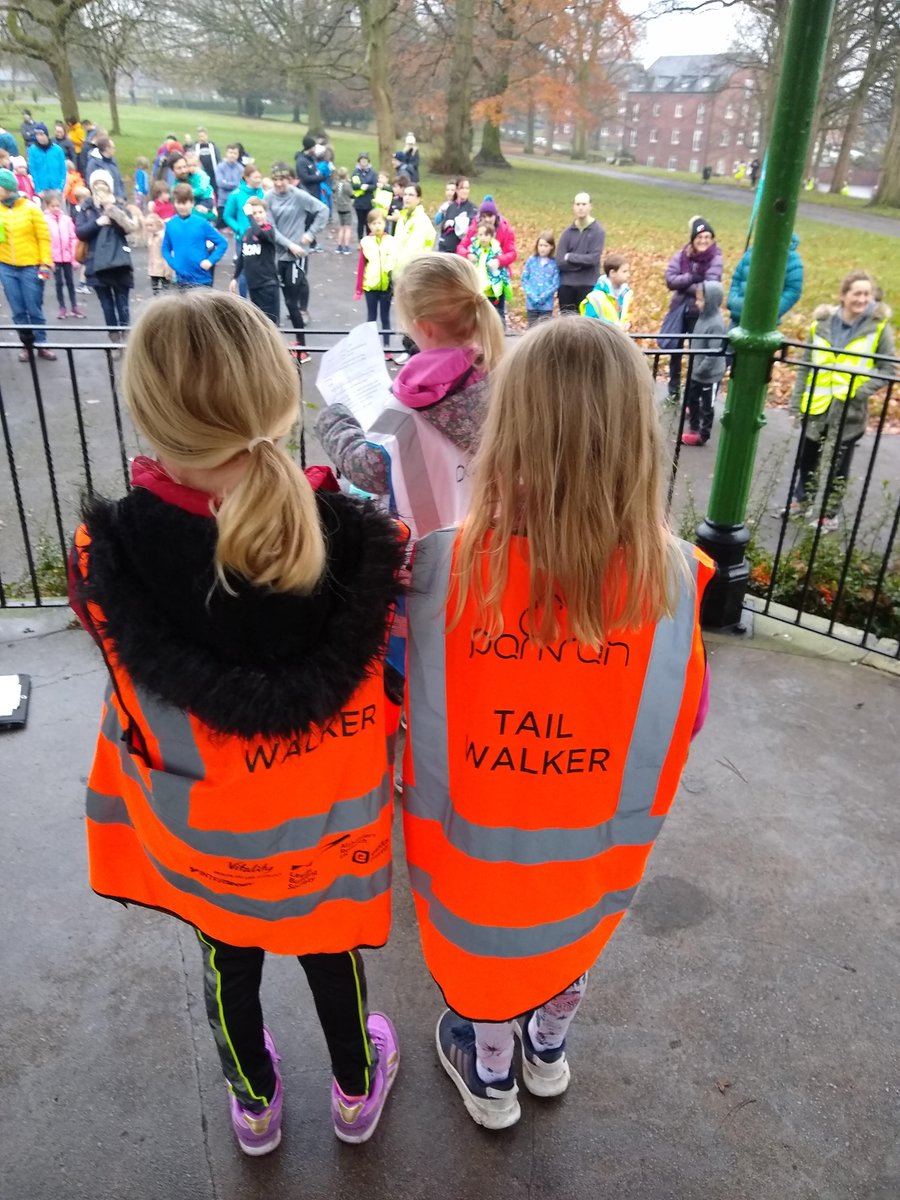 A junior volunteer takeover yesterday made for a very happy 1st birthday for Victoria junior parkrun, Macclesfield 🥳