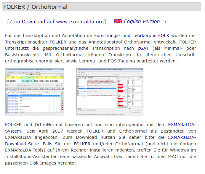IDS_Mannheim's tweet photo. #Schulung Noch bis zum 09.01.20 können Sie sich für folgende kostenlose Schulung am IDS anmelden (per Mail an schedl (at) https://t.co/rxL6pcp04Z):
Am 17.01.2020 von 09:30-16:30 Uhr findet eine Schulung zum Transkriptionseditor FOLKER statt. Weitere Infos: https://t.co/trZ2KdEqry https://t.co/d5AP0RmYeU