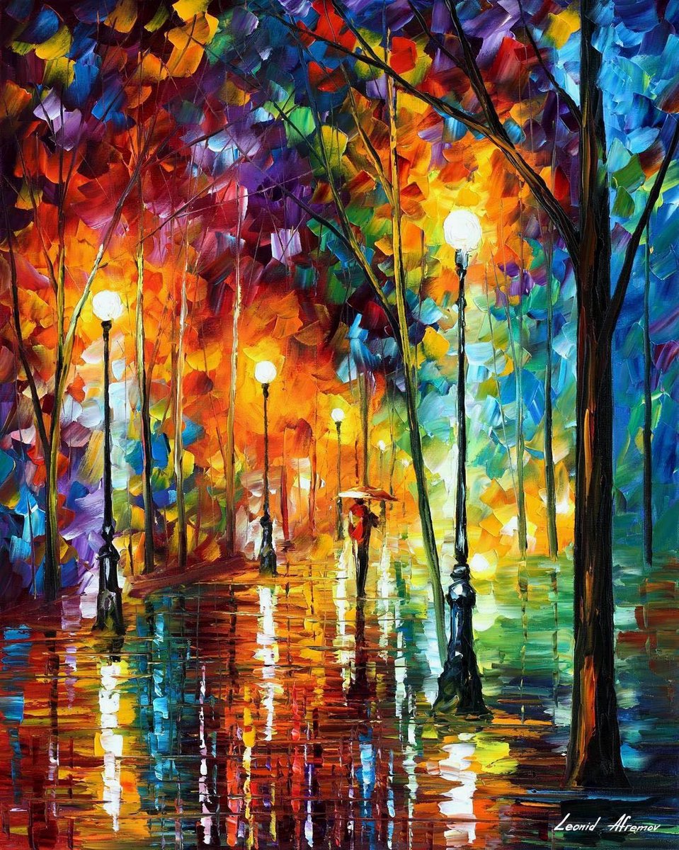 LATE EVENING STROLL - PALETTE KNIFE Oil Painting On Canvas By Leonid Afremov afremov.com/late-evening-s…
#paintingsoninstagram #abstractpaint #artoncanvas #colorfull