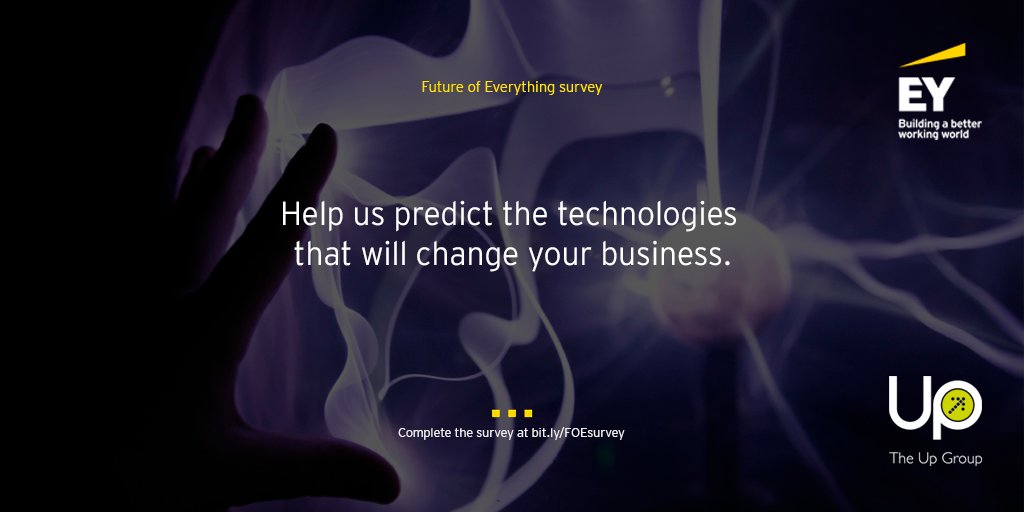 Will you disrupt or be disrupted? @EY_UKI and @TheUpGroup are exploring how companies are responding to tech #disruption, and want to hear from you. Complete our short survey to help identify #trends and #technologies expected to shape your sector. Visit: bit.ly/FOEsurvey