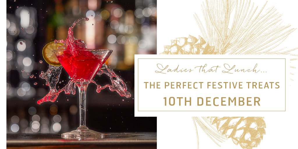 Join us on Tuesday 10th December for our next Ladies Lunch - The Perfect Festive Treats! Tickets include arrival cocktails and a two course lunch with wine! Call us now on 01242 862352 to book your place.