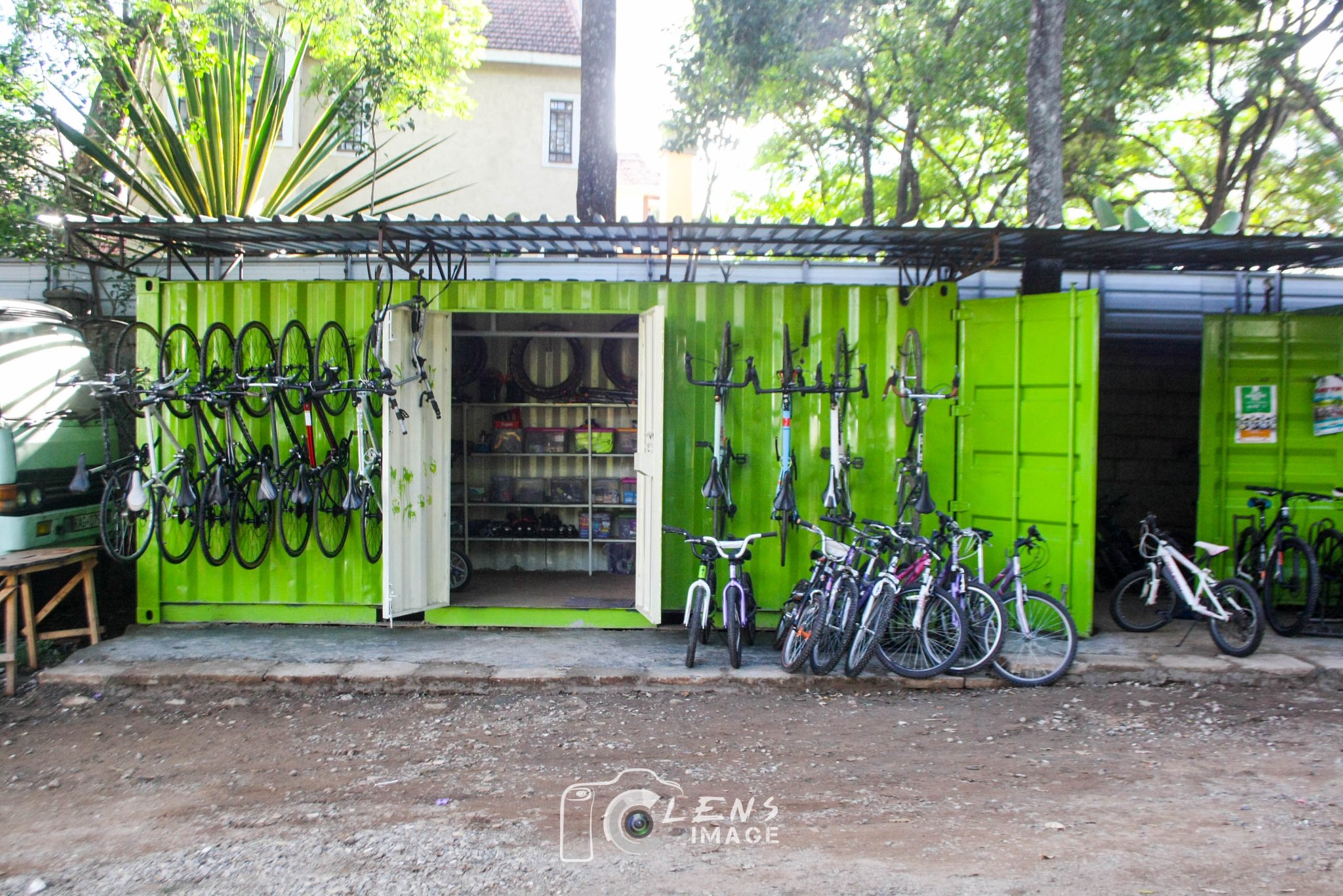 Green sales bike shop