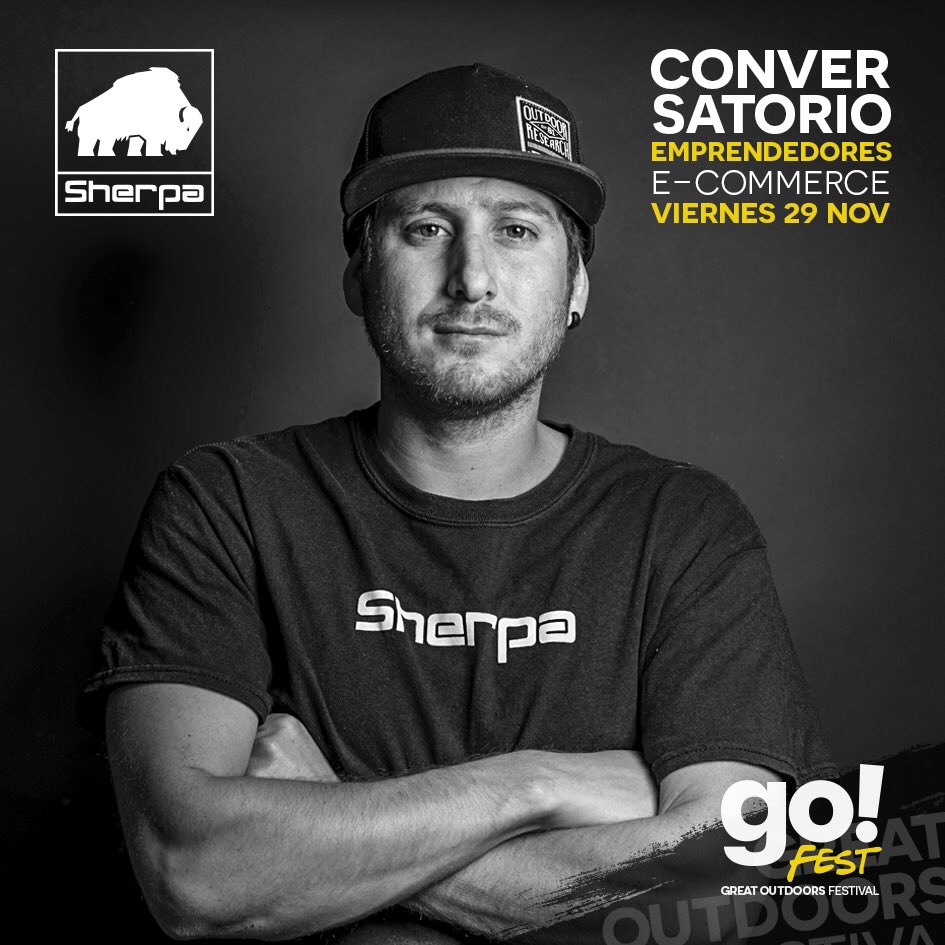 GoFest_Chile's tweet photo. Cristóbal Álvarez fue pionero en comercio electrónico, fundador de @SHERPALIFE hoy en día ha logrado consolidarse, rompiendo el esquema y paradigma de la compra por internet. Este viernes 29 de Noviembre guiará nuestro Conversatorio, entregando valiosos tips para emprendedores. https://t.co/naE5Zxf720