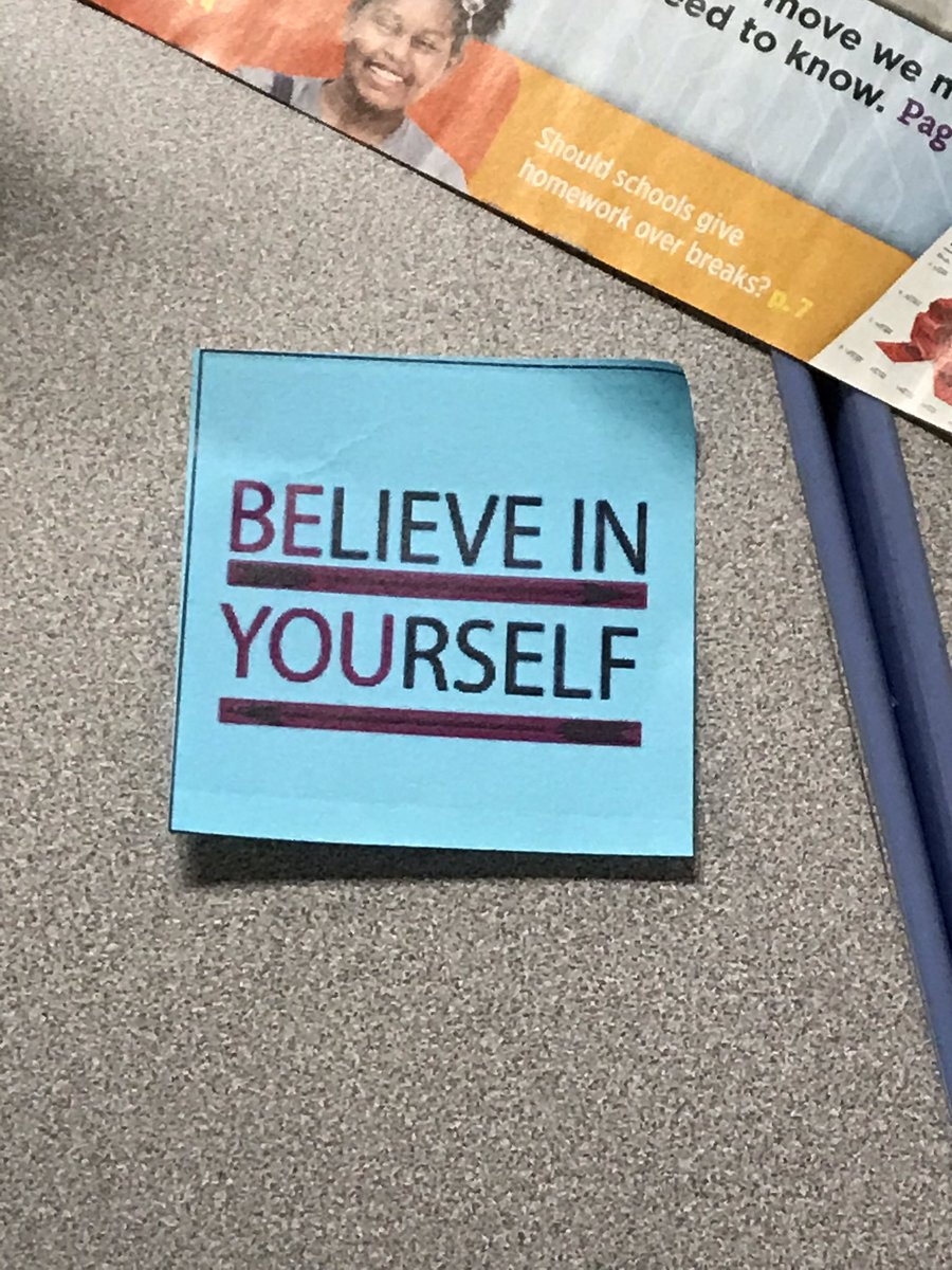 vandesampel77's tweet image. #MAPtest time @HanoverHuskies ... but these reminders could and should be #daily! Everyone needs a pick me up from time to time! #54Champ #weare54 #bethebvillage