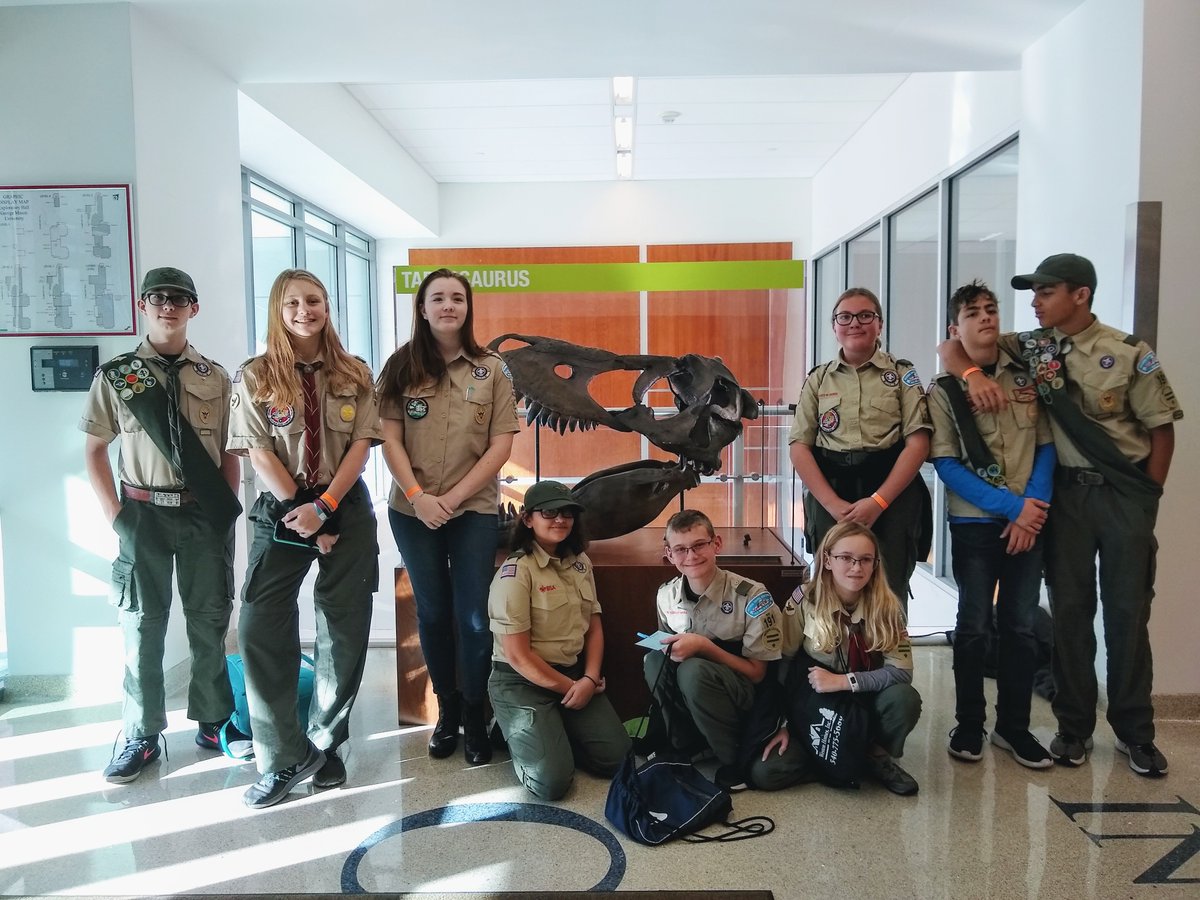 ncacSTEM's tweet image. Webelos and Scouts BSA had a great time at the #GMU #geology #STEM Nova and Merit Badge event this weekend! #myNCAC