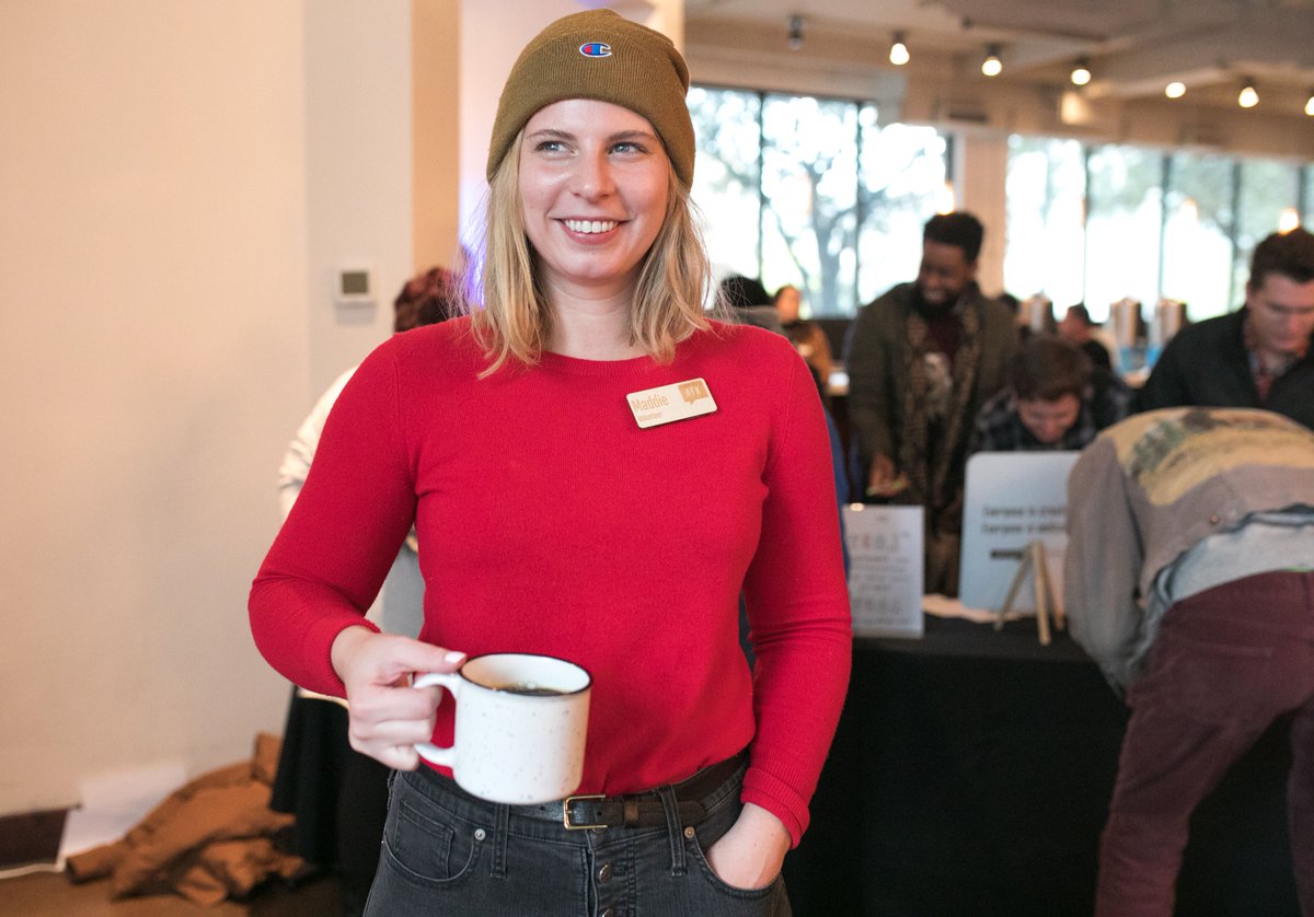 CM_Austin's tweet image. Our mug library continues to grow. You can bring a coffee mug to any #CMATX talk and donate it to our #CMmuglibrary to help reduce our environmental footprint. #CreativeMornings