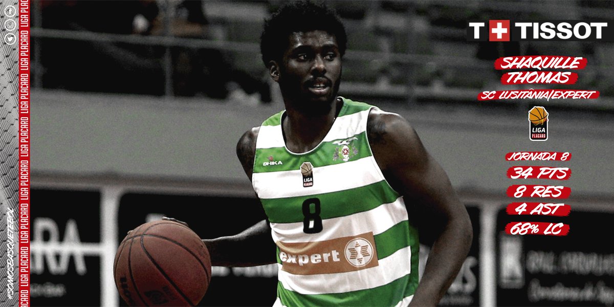 fpbasquetebol's tweet photo. 💪 O MVP Tissot da 8.ª jornada da Liga Placard é @uc_shaq do @SCLusitania. No plano nacional, João Ribeiro do @VitoriaSC1922 foi o MVP da jornada.🏀🇵🇹

🔗 https://t.co/Y9lOudwRkf

#SomosBasquetebol #LigaPlacard https://t.co/eWAoGPEGDc