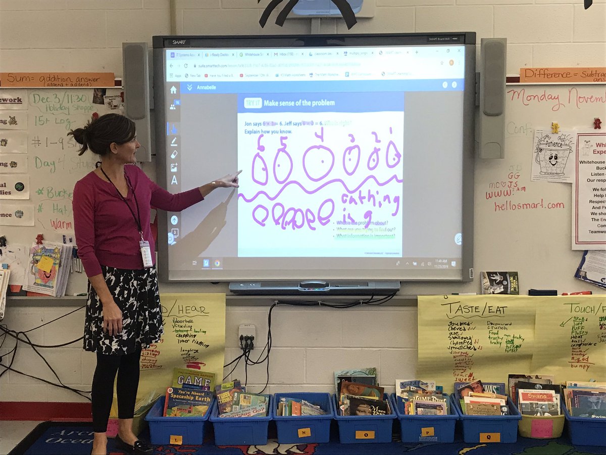 JodiRehrig_edu's tweet image. Mrs. Davies’ students TRY it and then DISCUSS it as they collaborate using #smartsuite to share their various ideas about multiplication!! @hartjonathanr  @CubsOfCharacter  @CurriculumAssoc