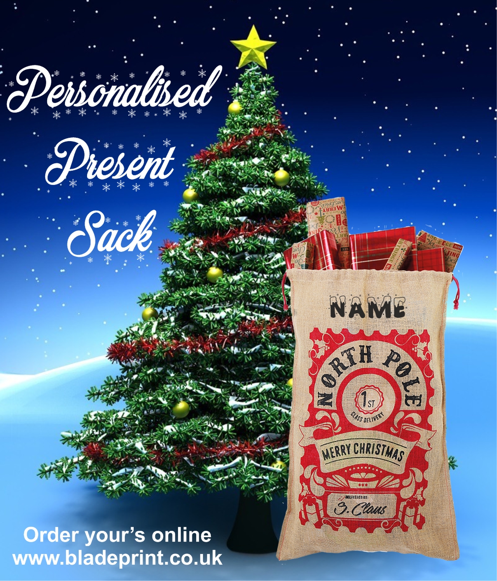 BladePrinting's tweet photo. Order a Personalised Present Sack and make the delivery from Father Christmas even more special this year. https://t.co/fYeKQ9KEva https://t.co/UWtsBgASNm
