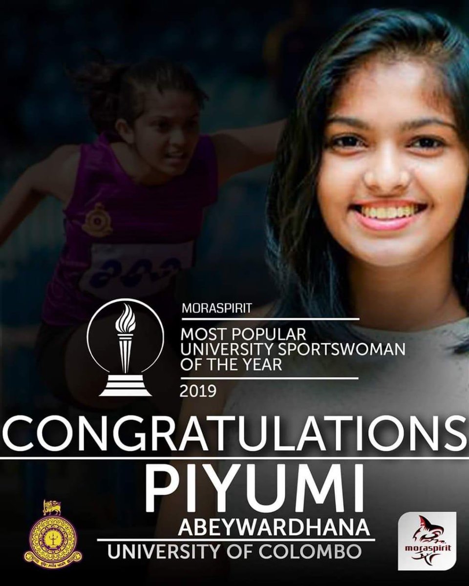 Woot Woot! Congratulations to our wonderful Secretary Rtr. Piyumi Abeywardhana on being awarded the Most Popular University Sportswoman of the year! 

You make us proud 🤩

#RACUOCFMF
#50YearsOfCelebration
#50YearsOfVolunteerism
#WeAreRotaract
#Rotaract3220 #lka
