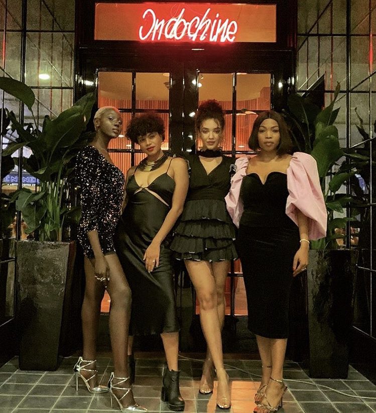 Ladies of Indochine Dubai at last night’s pre-opening party for <a href="/gucci/">gucci</a>