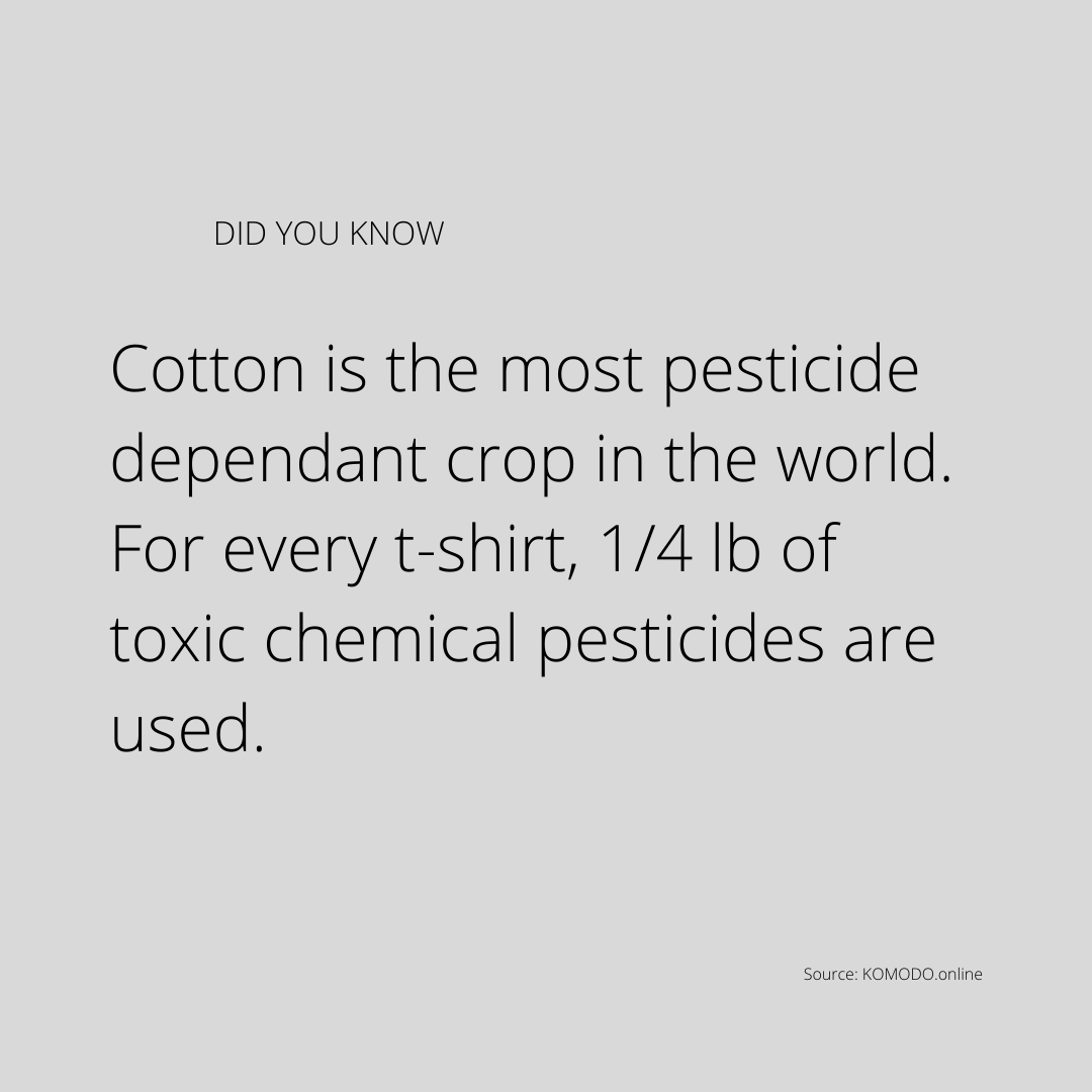 When you choose organic, you're reducing the toxic chemicals that pollute the land &amp; water, that the farmers come into contact with, that may transfer onto you from your cotton garments. #chooseorganic #organiccotton #didyouknow #whenyouknow