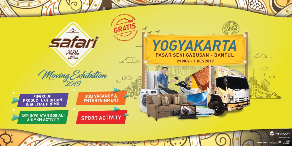FIFCLUB's tweet photo. SAFARI YOGYAKARTA 2019 #FIFGROUPLebihBaik #FIFASTRA #AMITRA #DANATRA #SPEKTRA https://t.co/jlCY2Nd6fe
