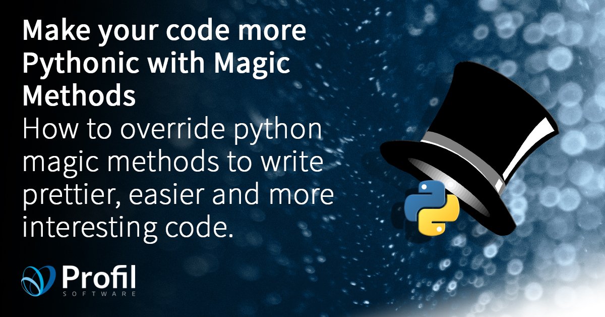 profilsoftware's tweet image. bit.ly/morepythonic #pythonmagicmethods #pythondunders #pythonprogramminglanguage
