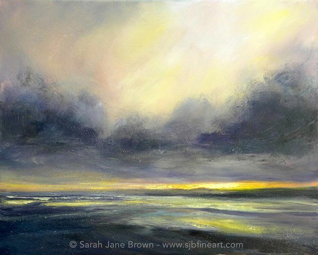 Regal Sky | oil on canvas | 40x50cm

Now available from Etcetera Gallery in St. Davids. 😊

#mindfulnessmonday #emotional #madewithlove #love  #emotiveart  #expressiveart #seascapepainring #beachpainting #light #sarahjanebrown #landscapepainter #conte… ift.tt/2KMJ5PN