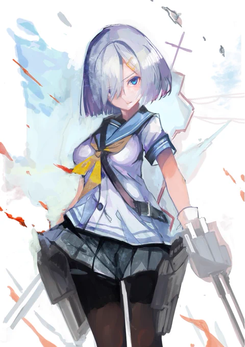 おめかぜ…!
#艦これ  #浜風進水日 