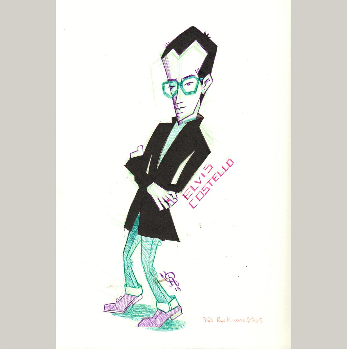 RockIconsRamses's tweet photo. Elvis Costello
Músico, cantante y compositor de origen británico, se le asocia con algunos géneros como el #newwave #popRock #PubRock #country #Pop
365 RockIcons 8/365
#elvis #costello #Rock #sketch #rocksketches #rockicons #rockilustration #rocklegends #ramsesorea #zipactonal https://t.co/gI9v1P89Fl
