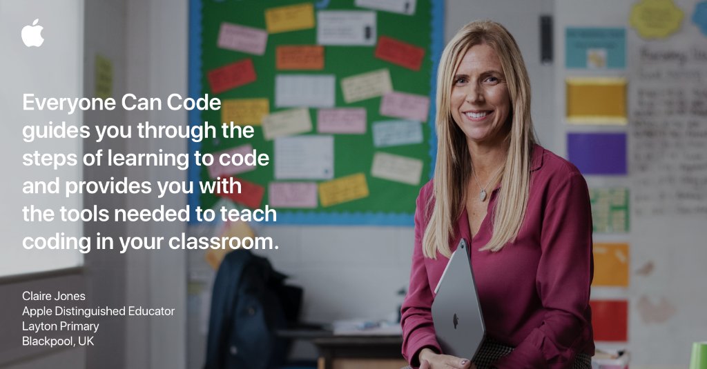 Apple Education tweet media