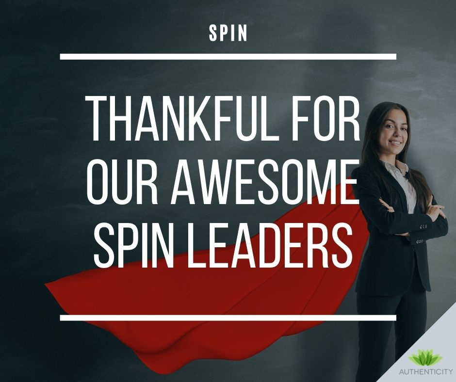 With this being #Thanksgiving week, we are celebrating everything that we are thankful for, starting with our amazing #SPIN leaders. 
Post a shout-out to our leaders to thank them for all they do for our community.
bit.ly/343TnCF