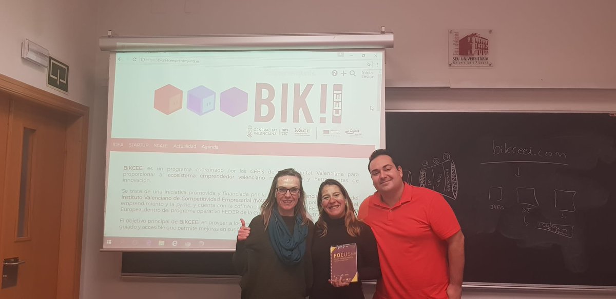 ceeielche's tweet photo. ¡Ya tenemos ganadora de #Bikstartup En #Alicante!! Enhorabuena a #MariaCandela de #Actei Xixona!! Un placer trabajar con personas implicadas como ella! https://t.co/2gI5lSyRBS