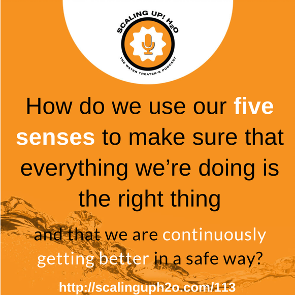 traceblackmore's tweet photo. Question to ponder from Episode 113: "How do we use our five senses to make sure that everything we’re doing is the right thing and that we are continuously getting better in a safe way?" https://t.co/5gQaRhvogb #jamesmcdonald #AWT #fivesenses #radicalpolymers #traceblackmore https://t.co/bVUqyxIAKr