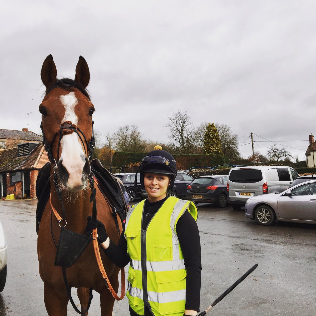 hanroche1's tweet photo. Capeland and regular rider ⁦@flowillis010⁩ happy after his deserved win ⁦@Ascot⁩ on Saturday! https://t.co/VcmVPtnWiP