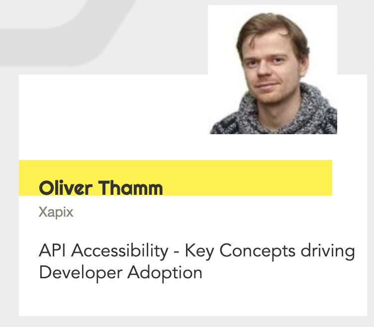 APItheDocs's tweet photo. How do #API access methods influence developer adoption?
@POSoftware from @xapix_io will share his key learnings on 10 December at the #APIdocs track of #APIdays Paris.
https://t.co/tCJS5c31x4
#FromProductToAgile #APItheDocs #APIadoption #DevelopereXperience #sdk https://t.co/J4sxvhmDPN