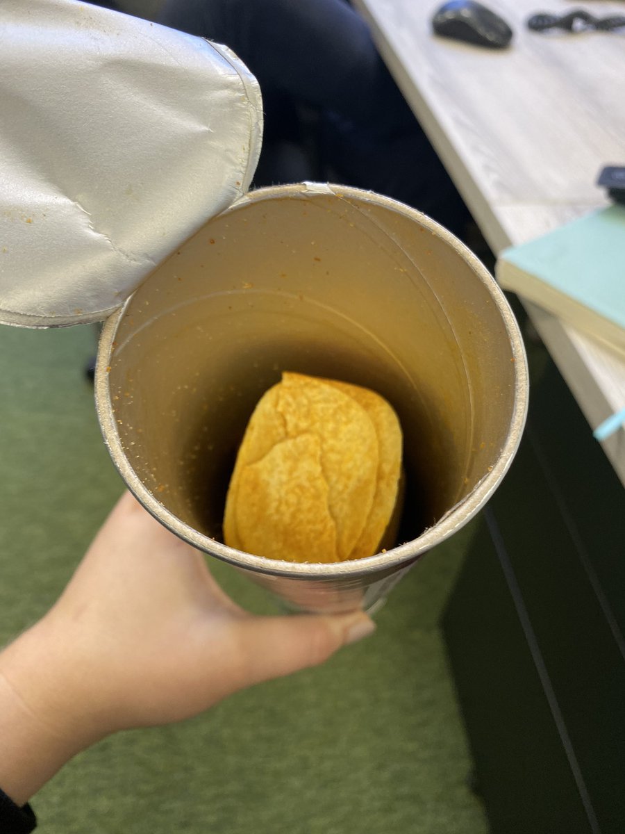 rachaelwells20's tweet photo. The irony of this statement being on @Pringles_UK tube but yet theyβre only 2/3 full when I opened them... #WhereDidTheyAllGo https://t.co/vUgEDkRj1r