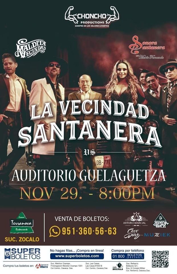 #AuditorioGuelaguetza
#LaVecindadSantanera 
Do not miss this incredible event
In our accommodation we have an excellent service
Reservations on the phone: + 52 (951) 516 93 06 or in
hotelesguiva.com
#ConoceOaxaca
#HotelesGuivá